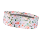 Maxbell Resistance Band Comfortable Pull up Assist Elastic for Fitness Squat Thigh White Floral