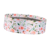 Maxbell Resistance Band Comfortable Pull up Assist Elastic for Fitness Squat Thigh White Floral