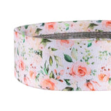 Maxbell Resistance Band Comfortable Pull up Assist Elastic for Fitness Squat Thigh White Floral