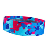 Maxbell Resistance Band Comfortable Pull up Assist Elastic for Fitness Squat Thigh Camouflage Blue