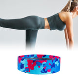 Maxbell Resistance Band Comfortable Pull up Assist Elastic for Fitness Squat Thigh Camouflage Blue