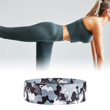 Maxbell Resistance Band Comfortable Pull up Assist Elastic for Fitness Squat Thigh Camouflage Gray