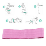 Maxbell Resistance Band Comfortable Pull up Assist Elastic for Fitness Squat Thigh Pink