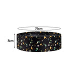 Maxbell Resistance Band Comfortable Pull up Assist Elastic for Fitness Squat Thigh Black Floral