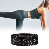 Maxbell Resistance Band Comfortable Pull up Assist Elastic for Fitness Squat Thigh Black Floral