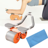 Maxbell AB Rollers Wheels with Mat for Abdominal Core Muscle Trainer Exercise Fitness