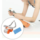 Maxbell AB Rollers Wheels with Mat for Abdominal Core Muscle Trainer Exercise Fitness