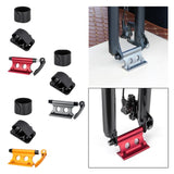 Maxbell Bike Block Fork Mount Support Aluminum Alloy Bracket Luggage Rack Holder Red