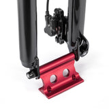 Maxbell Bike Block Fork Mount Support Aluminum Alloy Bracket Luggage Rack Holder Red