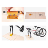 Maxbell Bike Block Fork Mount Support Aluminum Alloy Bracket Luggage Rack Holder Yellow