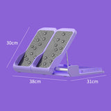 Maxbell Slant Board Calf Stretcher Incline Boards Body Stretching Balancing Board Violet Pull Cord