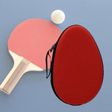 Maxbell Table Tennis Racket Case Storage Case Sturdy for Competition Indoor Outdoor red