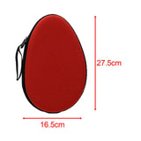 Maxbell Table Tennis Racket Case Storage Case Sturdy for Competition Indoor Outdoor red