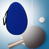 Maxbell Table Tennis Racket Case Storage Case Sturdy for Competition Indoor Outdoor blue