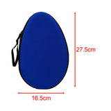 Maxbell Table Tennis Racket Case Storage Case Sturdy for Competition Indoor Outdoor blue