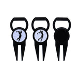 Maxbell Portable Golf Divot Repair Tool Groove Cleaner Metal for Exercise Women Men A