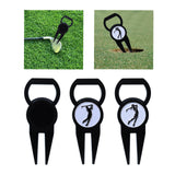 Maxbell Portable Golf Divot Repair Tool Groove Cleaner Metal for Exercise Women Men A