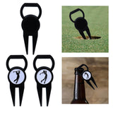 Maxbell Portable Golf Divot Repair Tool Groove Cleaner Metal for Exercise Women Men A