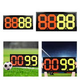 Maxbell Football Substitution Card for Referee Durable Professional Practical Manual 64cmx30cmx2cm