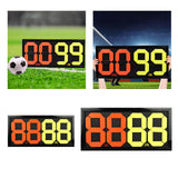 Maxbell Football Substitution Card for Referee Durable Professional Practical Manual 64cmx30cmx2cm