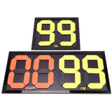 Maxbell 2Pcs Soccer Football Substitution Board Soccer Ball Referee Score Cards