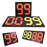 Maxbell 2Pcs Soccer Football Substitution Board Soccer Ball Referee Score Cards