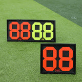 Maxbell 2Pcs Soccer Football Substitution Board Soccer Ball Referee Score Cards