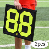 Maxbell 2Pcs Soccer Football Substitution Board Soccer Ball Referee Score Cards