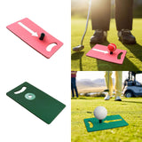 Maxbell Golf Hitting Mat Nonslip Golf Practice Training Aid Rug for Office Backyard Red