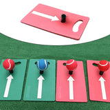 Maxbell Golf Hitting Mat Nonslip Golf Practice Training Aid Rug for Office Backyard Red