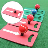 Maxbell Golf Hitting Mat Nonslip Golf Practice Training Aid Rug for Office Backyard Red