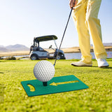 Maxbell Golf Hitting Mat Nonslip Golf Practice Training Aid Rug for Office Backyard Green