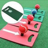 Maxbell Golf Hitting Mat Nonslip Golf Practice Training Aid Rug for Office Backyard Green