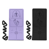 Maxbell Jump Rope Mat Shock Absorption Exercise Yoga Mat for Pilates Home Gym Indoor Violet