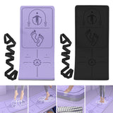 Maxbell Jump Rope Mat Shock Absorption Exercise Yoga Mat for Pilates Home Gym Indoor Violet