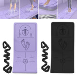 Maxbell Jump Rope Mat Shock Absorption Exercise Yoga Mat for Pilates Home Gym Indoor Violet