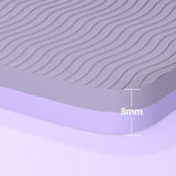 Maxbell Jump Rope Mat Shock Absorption Exercise Yoga Mat for Pilates Home Gym Indoor Violet