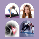 Maxbell Jump Rope Mat Shock Absorption Exercise Yoga Mat for Pilates Home Gym Indoor Violet