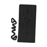 Maxbell Jump Rope Mat Shock Absorption Exercise Yoga Mat for Pilates Home Gym Indoor Black