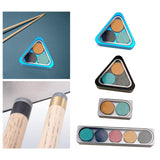 Maxbell Durable Billiard Pool Cue Tips Snooker Cue Tip Billiard Cue Tip 0.55in 3PCS Blue