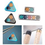 Maxbell Durable Billiard Pool Cue Tips Snooker Cue Tip Billiard Cue Tip 0.55in 3PCS Blue
