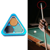 Maxbell Durable Billiard Pool Cue Tips Snooker Cue Tip Billiard Cue Tip 0.55in 3PCS Blue