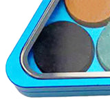 Maxbell Durable Billiard Pool Cue Tips Snooker Cue Tip Billiard Cue Tip 0.55in 3PCS Blue