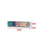 Maxbell Durable Billiard Pool Cue Tips Snooker Cue Tip Billiard Cue Tip 0.55in 5PCS Gray