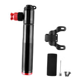 Maxbell Portable bike pumps Hand Held Accessories Air Pump for Mountain Bike Football Black