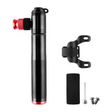 Maxbell Portable bike pumps Hand Held Accessories Air Pump for Mountain Bike Football Black