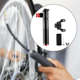 Maxbell Portable bike pumps Hand Held Accessories Air Pump for Mountain Bike Football Black