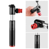 Maxbell Portable bike pumps Hand Held Accessories Air Pump for Mountain Bike Football Black