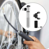 Maxbell Portable bike pumps Hand Held Accessories Air Pump for Mountain Bike Football Silver