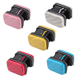 Maxbell Hard Shell Bike Frame Front Bag Large Capacity for Keys Small Tools Storage Pink